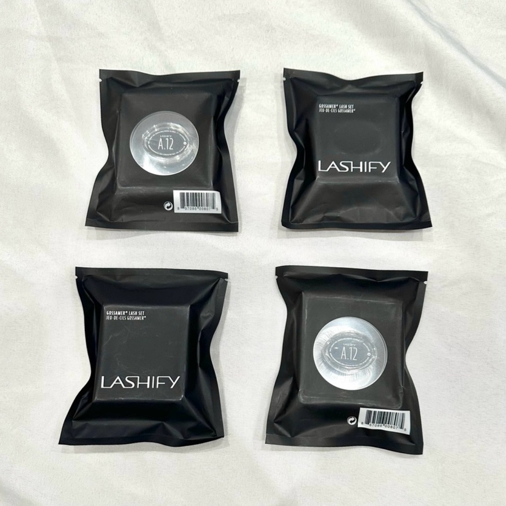 Set of 4: Lashify Amplify, Black, 12MM Gossamer Lashes (NWT)